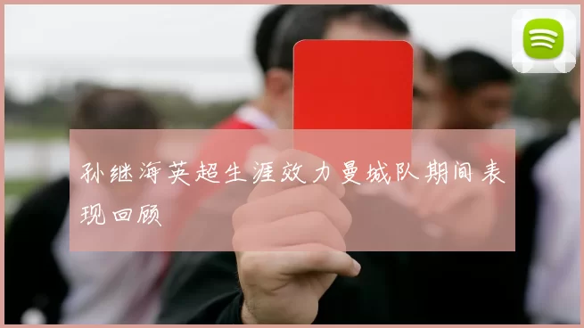 孙继海英超生涯效力曼城队期间表现回顾