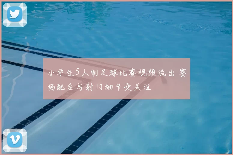 小学生5人制足球比赛视频流出 赛场配合与射门细节受关注